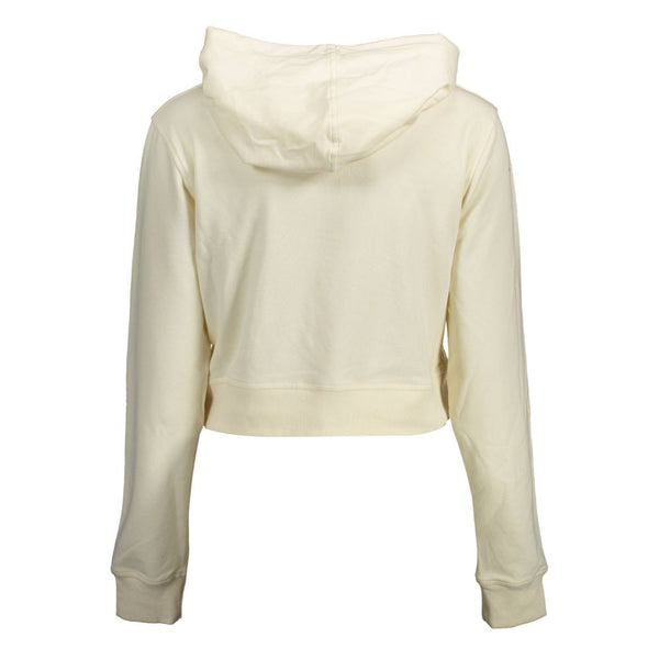White Cotton Women Sweater Calvin Klein
