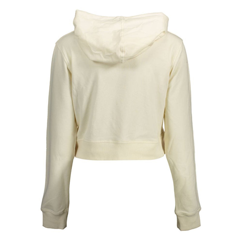 White Cotton Women Sweater Calvin Klein