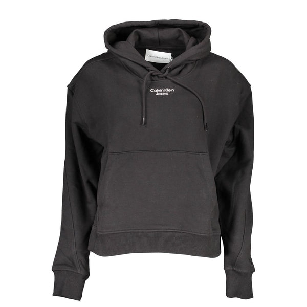 Black Cotton Women Sweater Calvin Klein