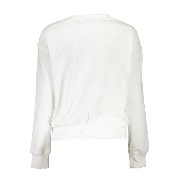 White Cotton Women Sweater Calvin Klein