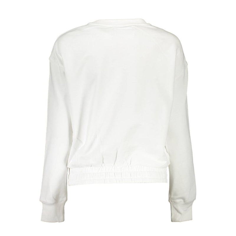 White Cotton Women Sweater Calvin Klein