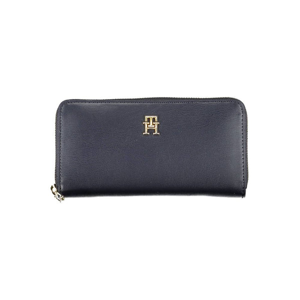 Blue Polyethylene Wallet Tommy Hilfiger