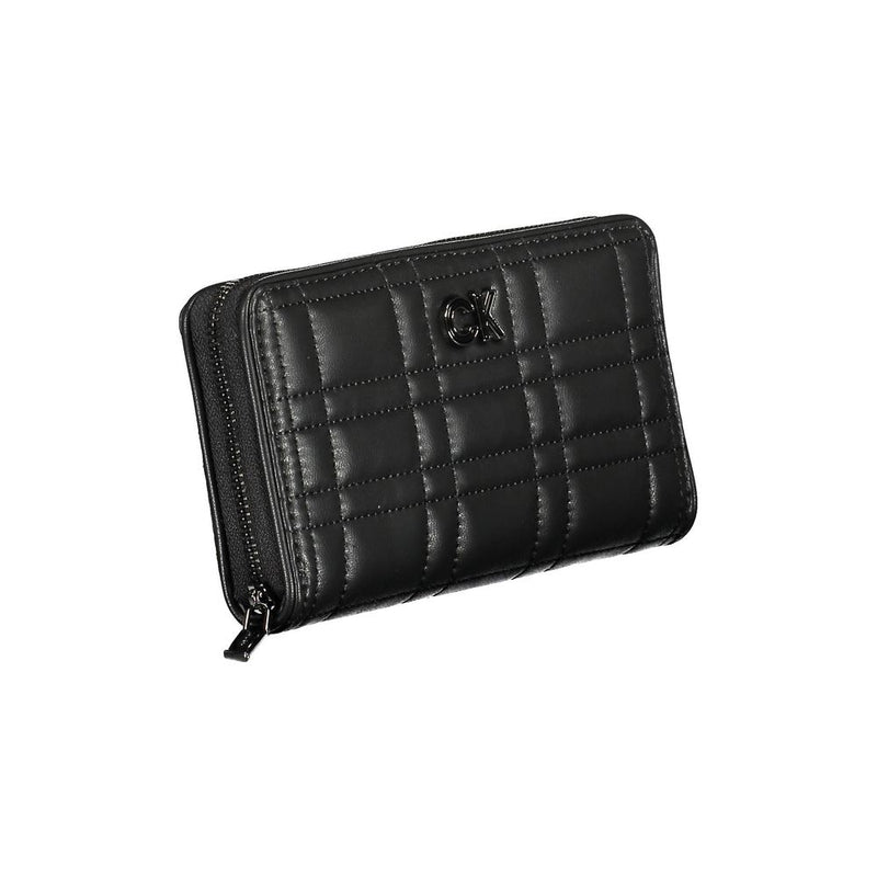 Black Polyester Wallet Calvin Klein
