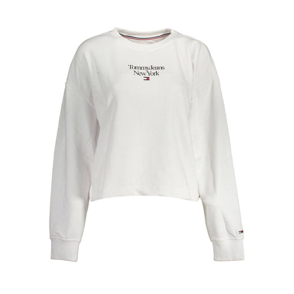 White Cotton Women Sweater Tommy Hilfiger