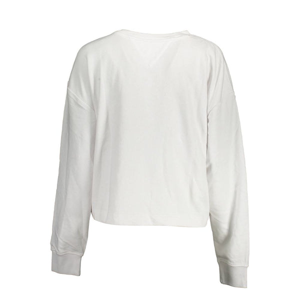 White Cotton Women Sweater Tommy Hilfiger