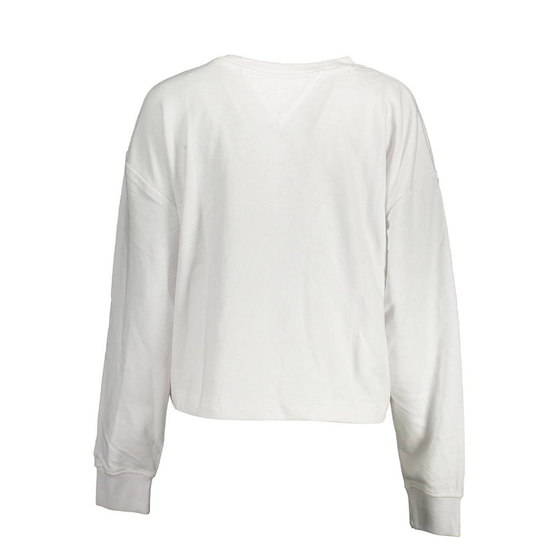 White Cotton Women Sweater Tommy Hilfiger