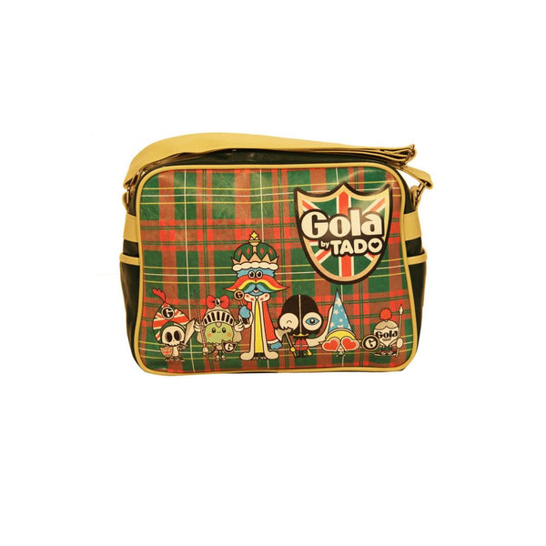 Green Synthetic Handbag Gola