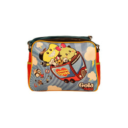 Blue Synthetic Handbag Gola