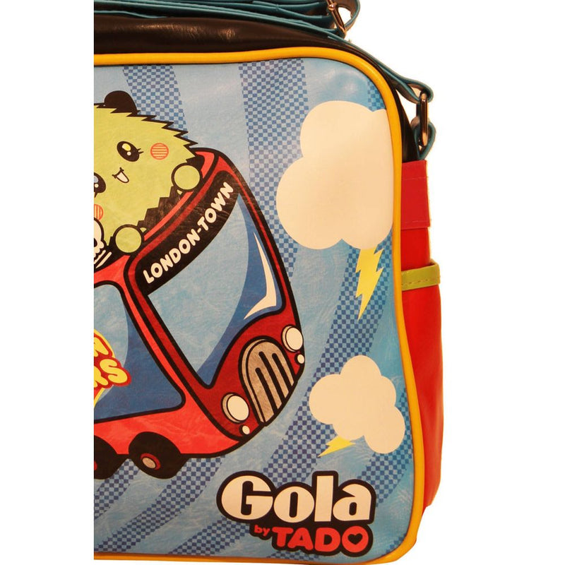 Blue Synthetic Handbag Gola