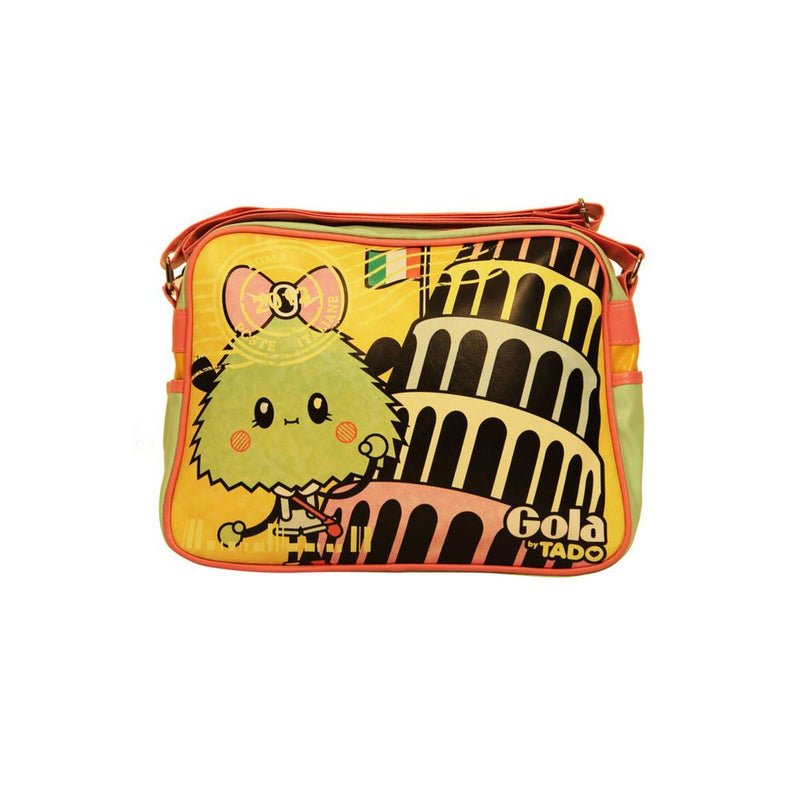 Green Synthetic Handbag Gola