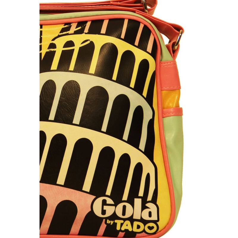 Green Synthetic Handbag Gola