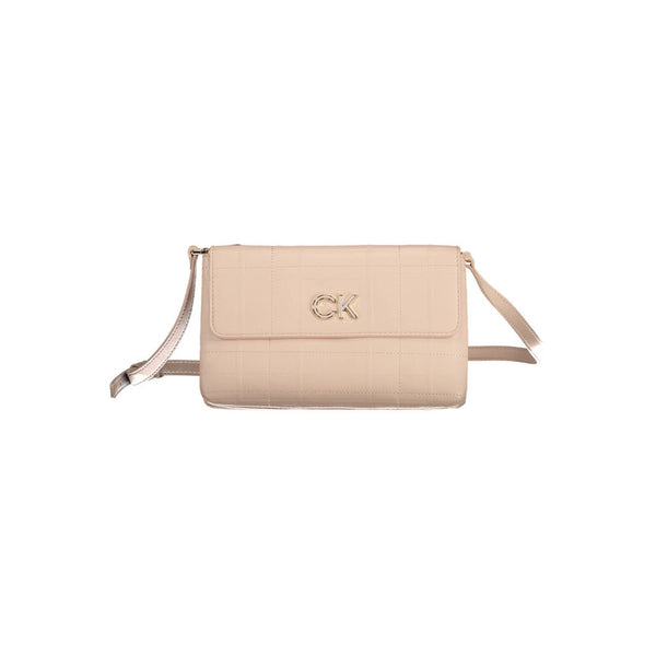Pink Polyester Handbag Calvin Klein