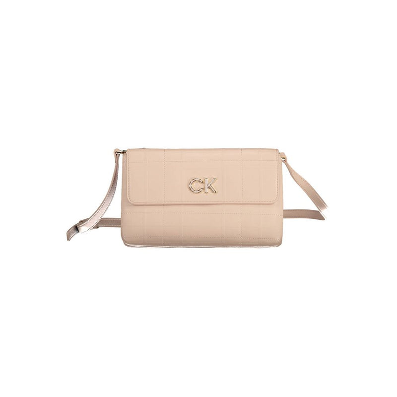 Pink Polyester Handbag Calvin Klein
