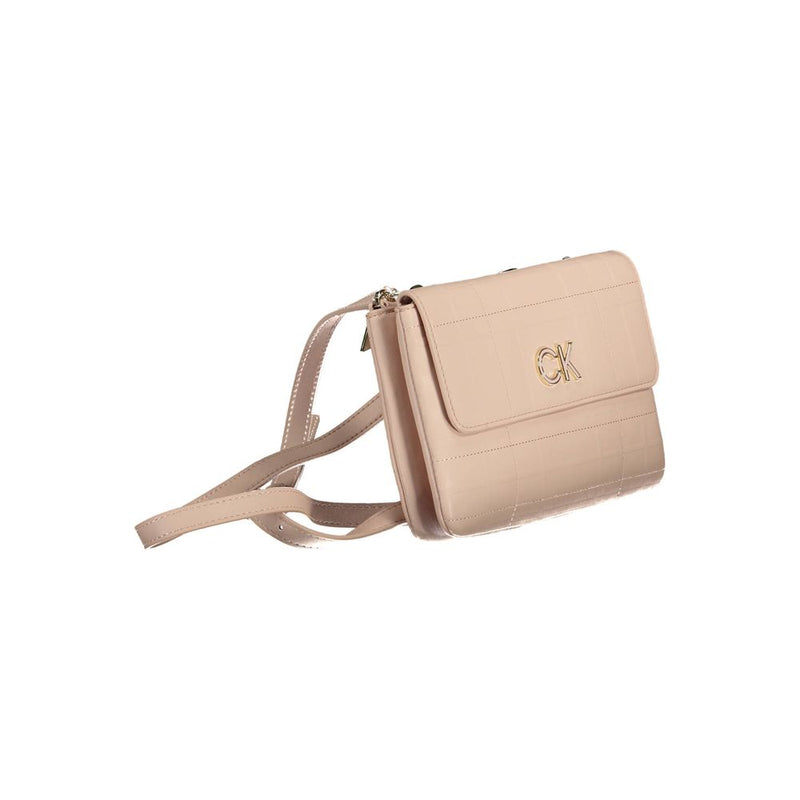 Pink Polyester Handbag Calvin Klein