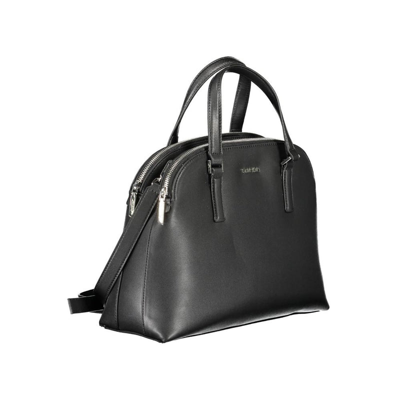 Black Polyester Handbag Calvin Klein