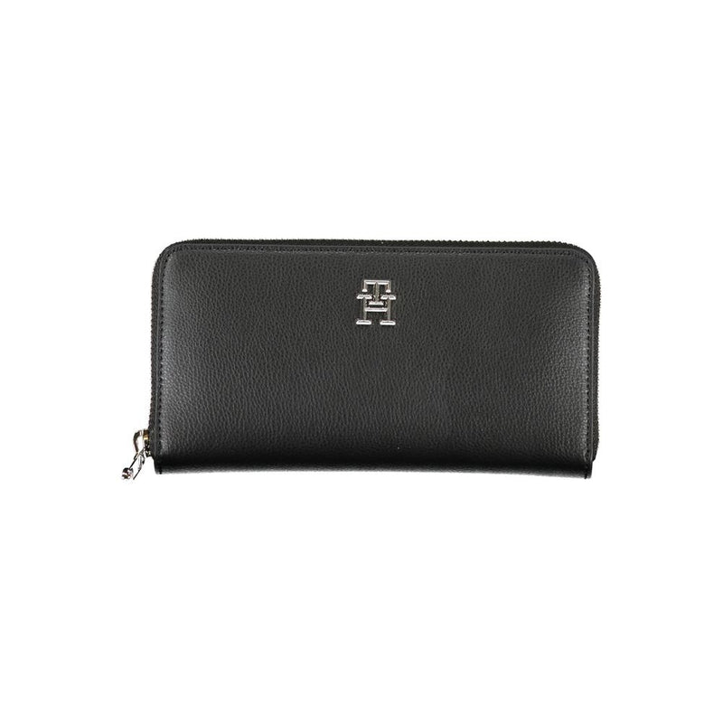Black Polyester Wallet Tommy Hilfiger