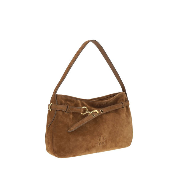 Aventure Suede Shoulder Bag Miu Miu