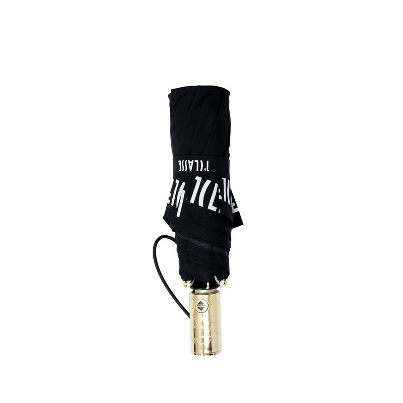 Black Nylon Umbrella Alviero Martini Prima Classe
