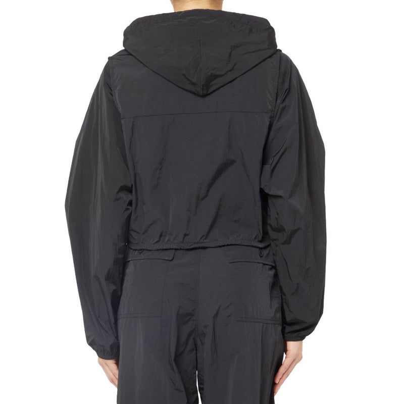 Black Nylon Jackets & Coat Hinnominate