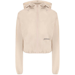 Beige Nylon Jackets & Coat Hinnominate