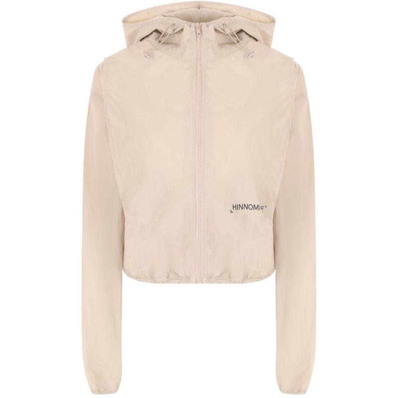 Beige Nylon Jackets & Coat Hinnominate