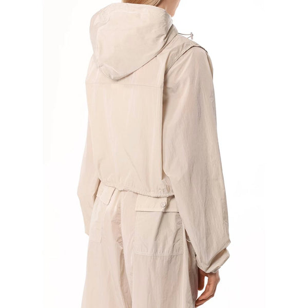 Beige Nylon Jackets & Coat Hinnominate