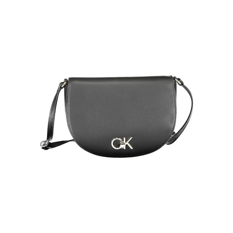 Black Polyester Handbag Calvin Klein