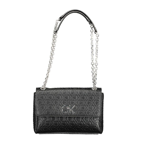 Black Polyester Handbag Calvin Klein