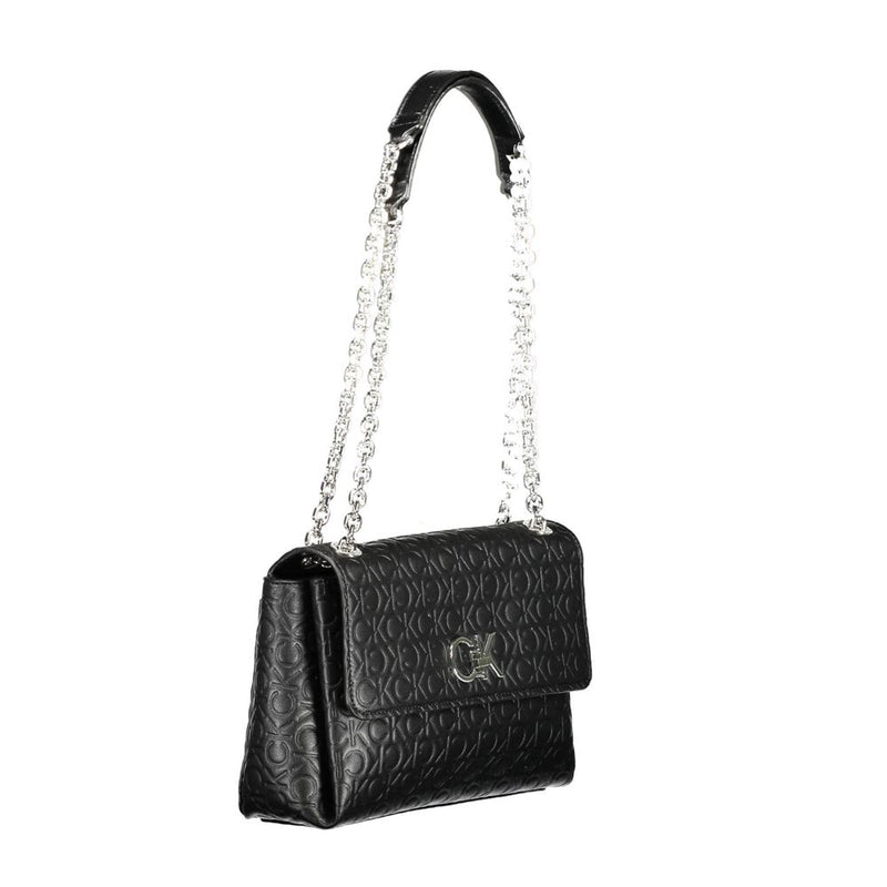 Black Polyester Handbag Calvin Klein