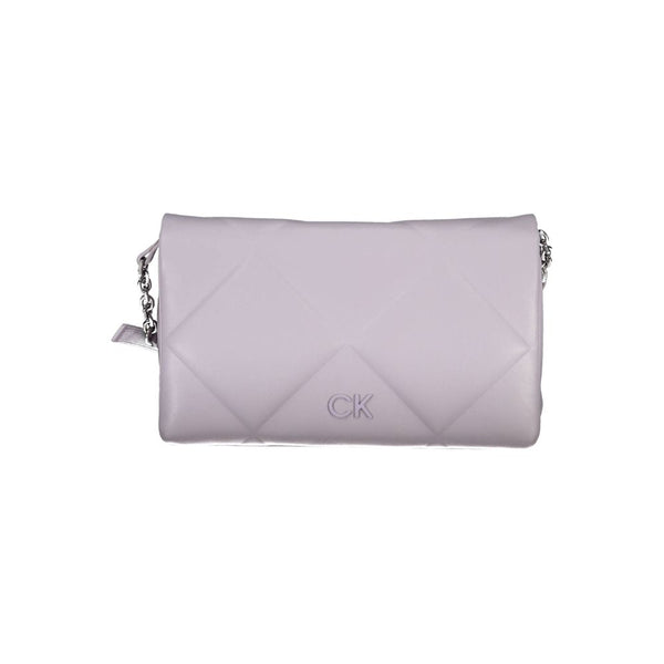 Purple Polyester Handbag Calvin Klein