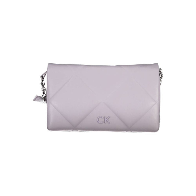 Purple Polyester Handbag Calvin Klein