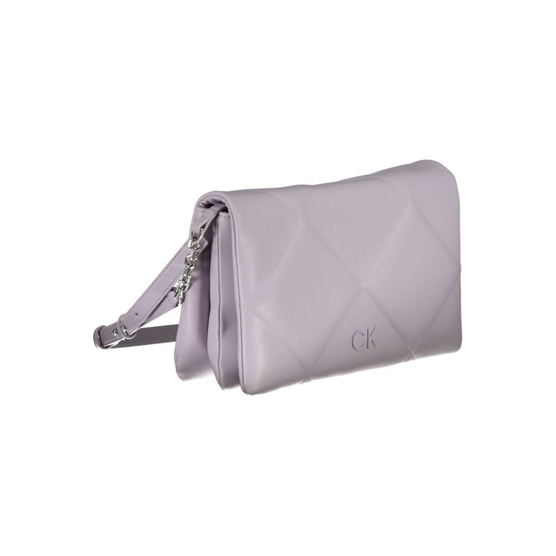 Purple Polyester Handbag Calvin Klein