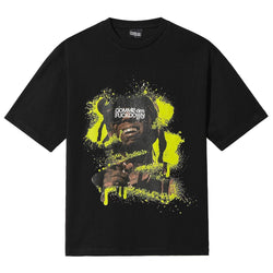 Black Cotton T-Shirt Comme Des Fuckdown