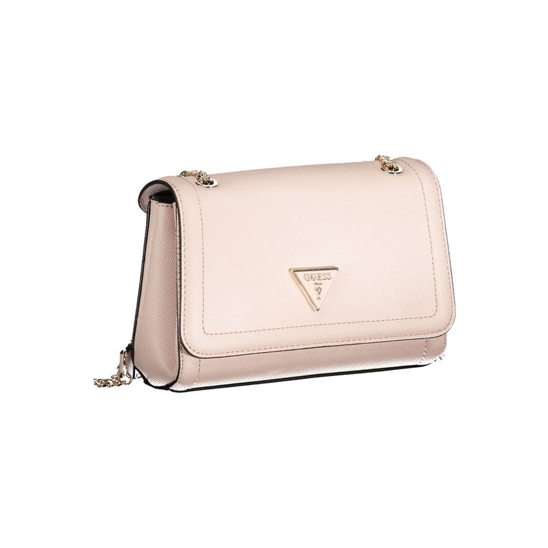 Pink Polyethylene Handbag Guess Jeans