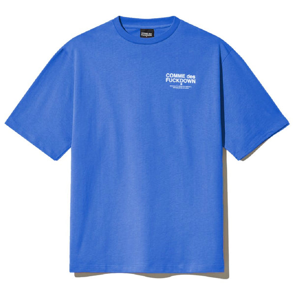 Blue Cotton T-Shirt Comme Des Fuckdown