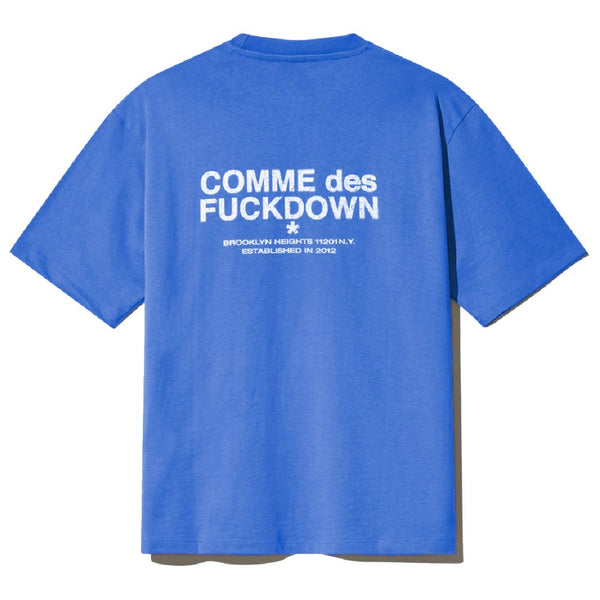 Blue Cotton T-Shirt Comme Des Fuckdown