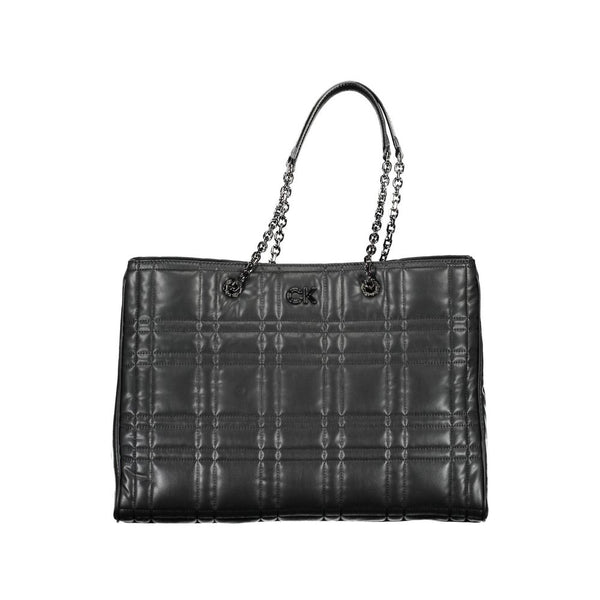 Black Polyester Handbag Calvin Klein