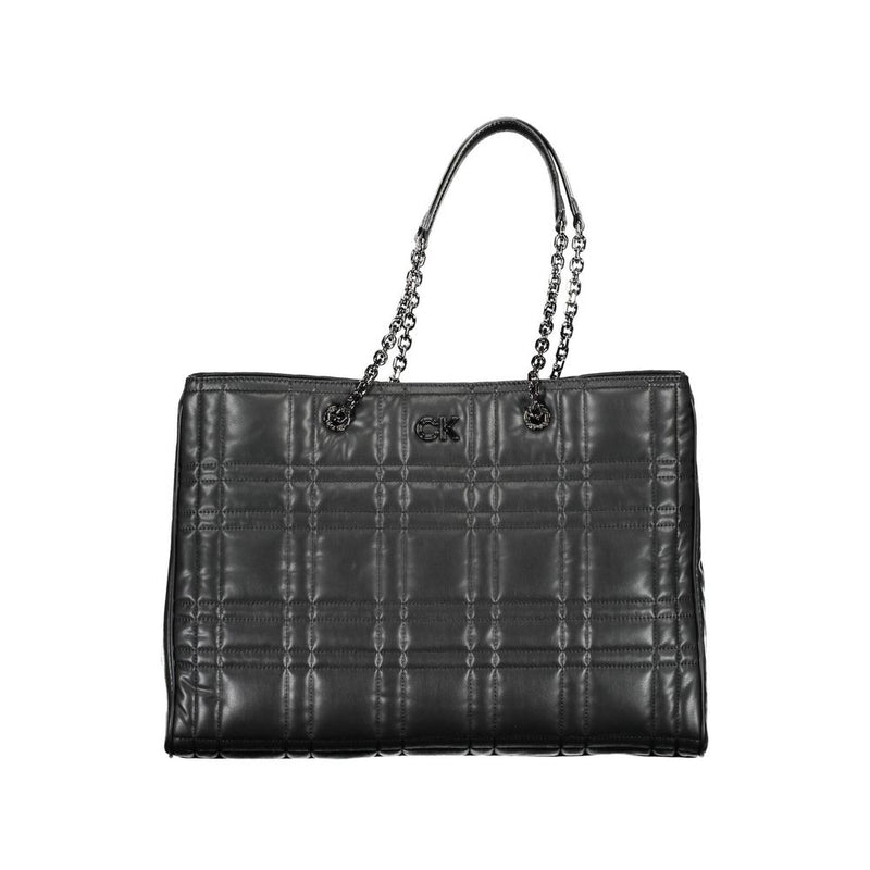 Black Polyester Handbag Calvin Klein