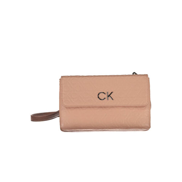 Pink Polyester Handbag Calvin Klein