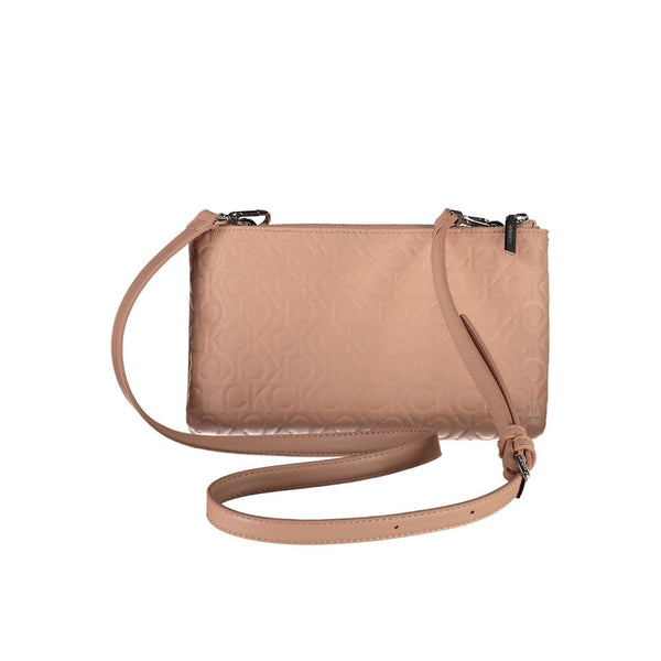 Pink Polyester Handbag Calvin Klein