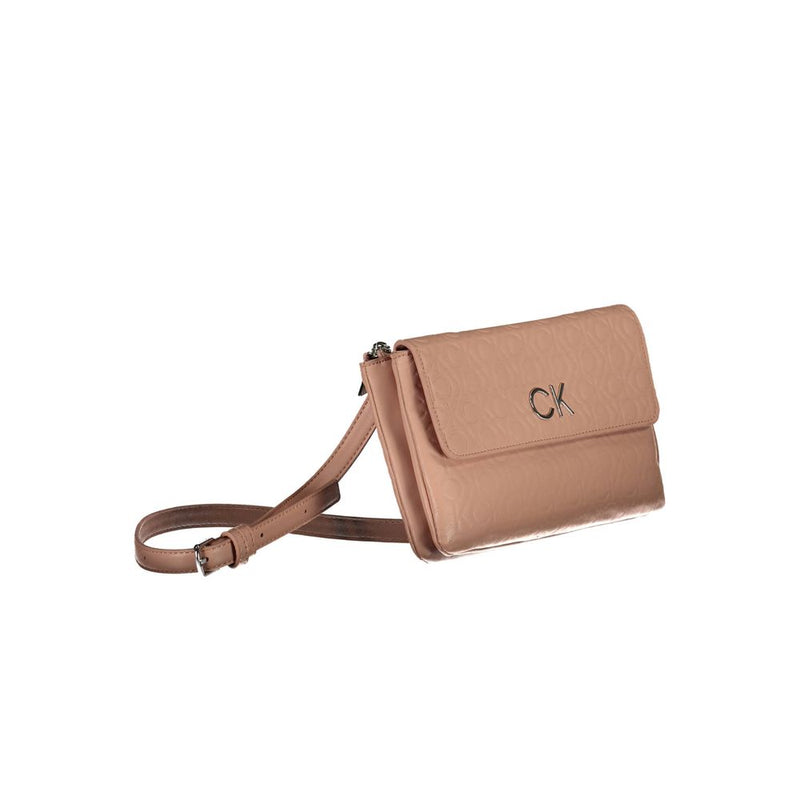 Pink Polyester Handbag Calvin Klein