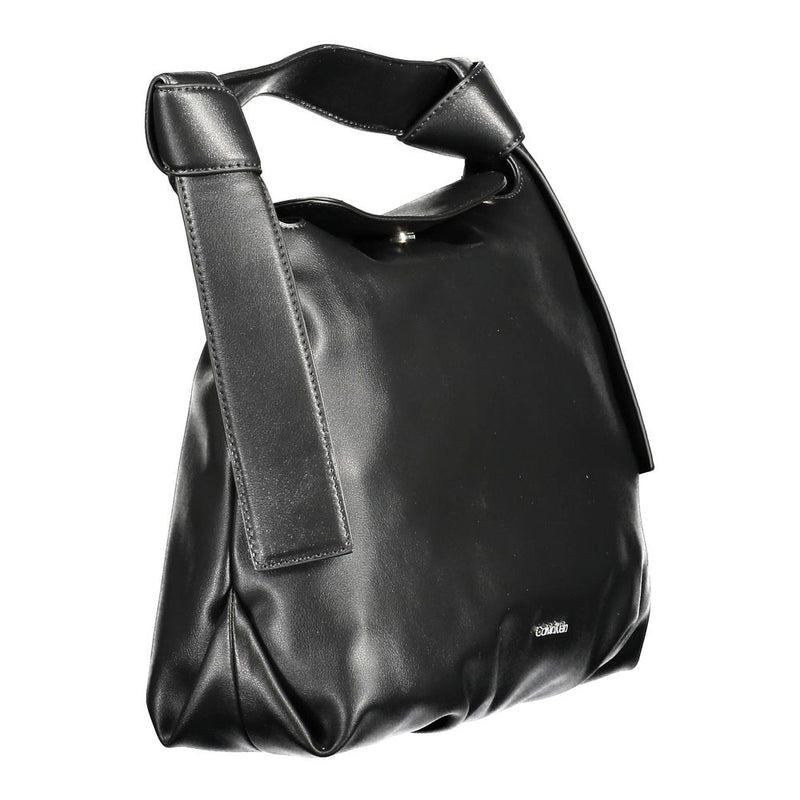 Black Polyester Handbag Calvin Klein