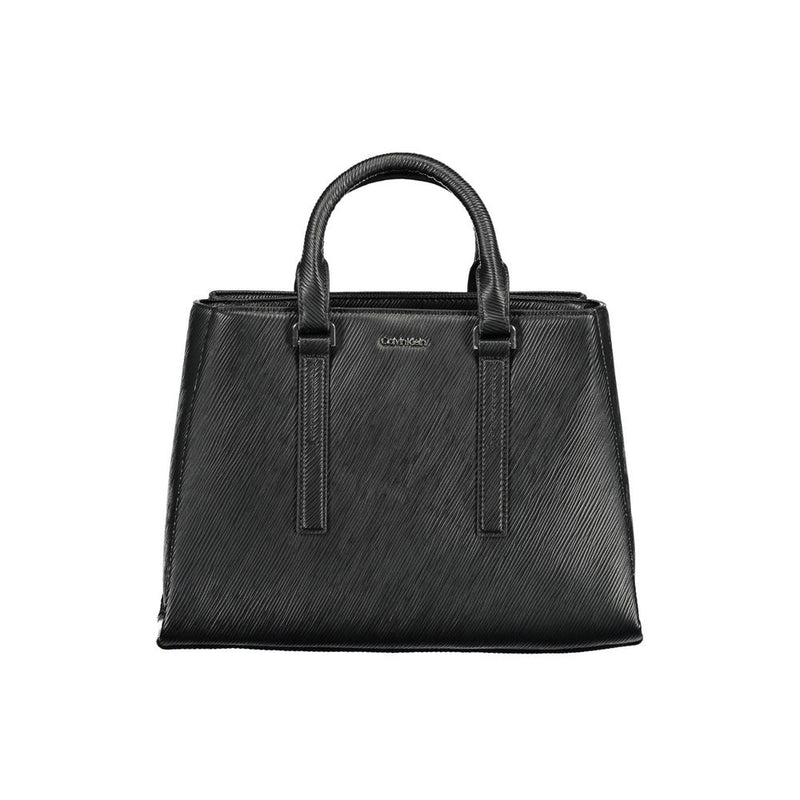 Black Polyester Handbag Calvin Klein