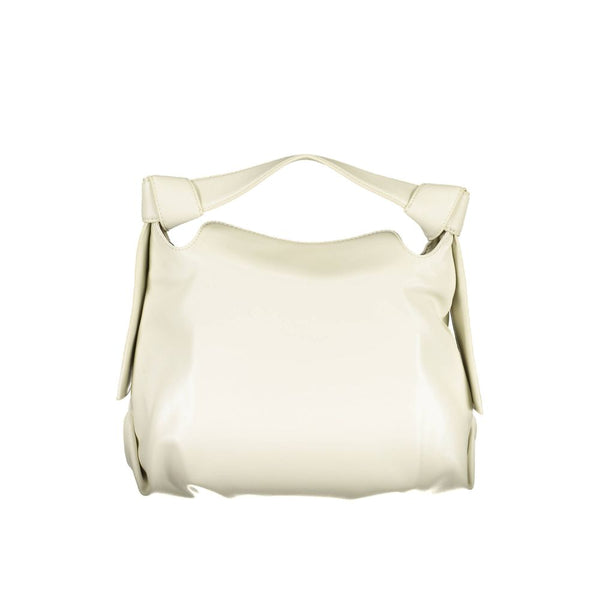 Beige Polyester Handbag Calvin Klein