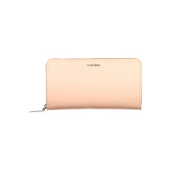 Pink Polyethylene Wallet Calvin Klein