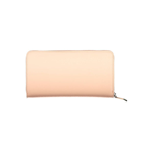 Pink Polyethylene Wallet Calvin Klein