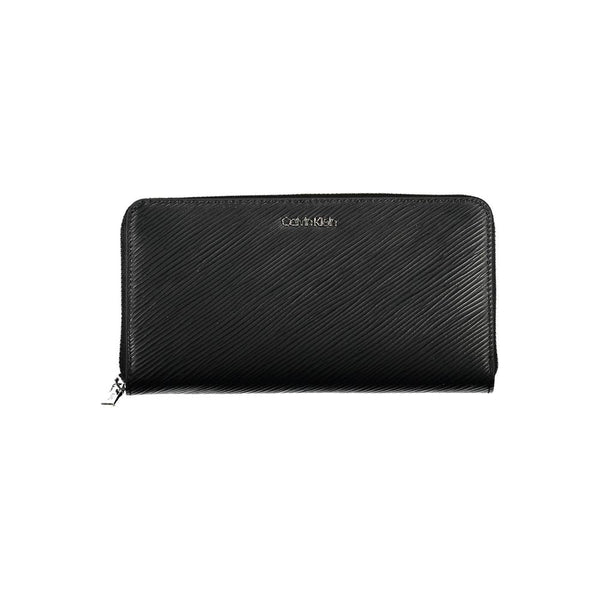 Black Polyethylene Wallet Calvin Klein