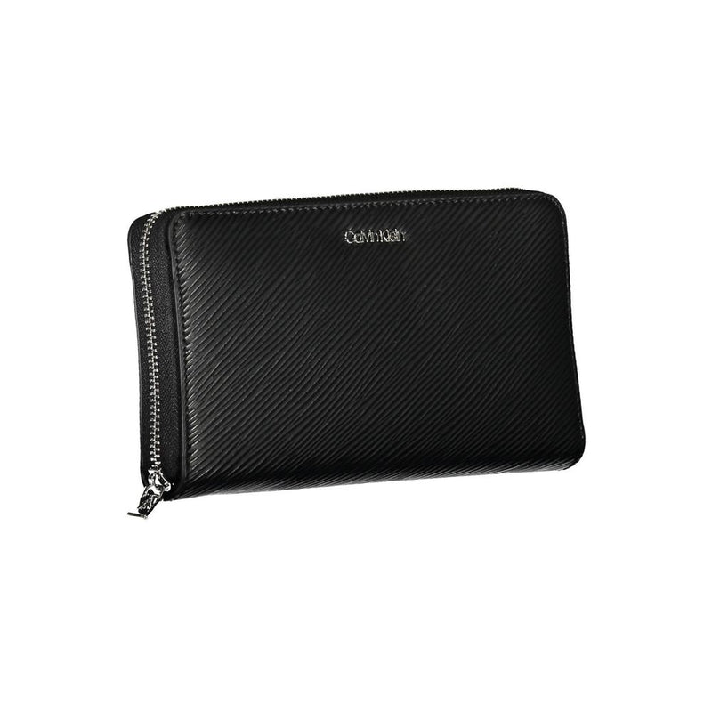 Black Polyethylene Wallet Calvin Klein