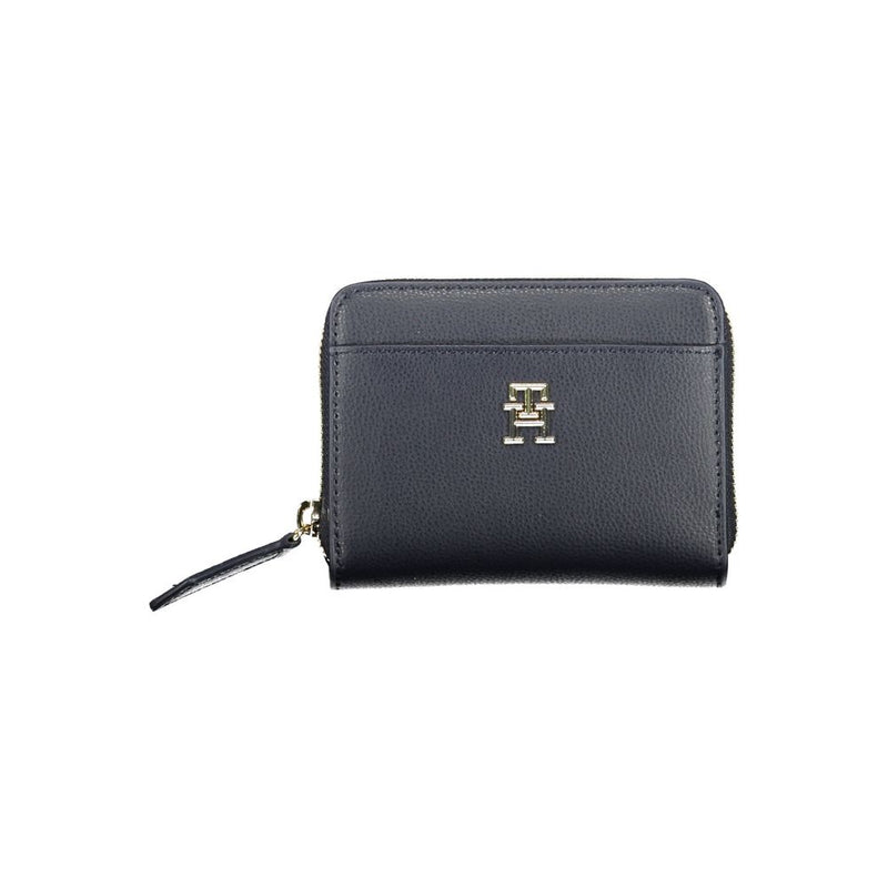 Blue Polyester Wallet Tommy Hilfiger