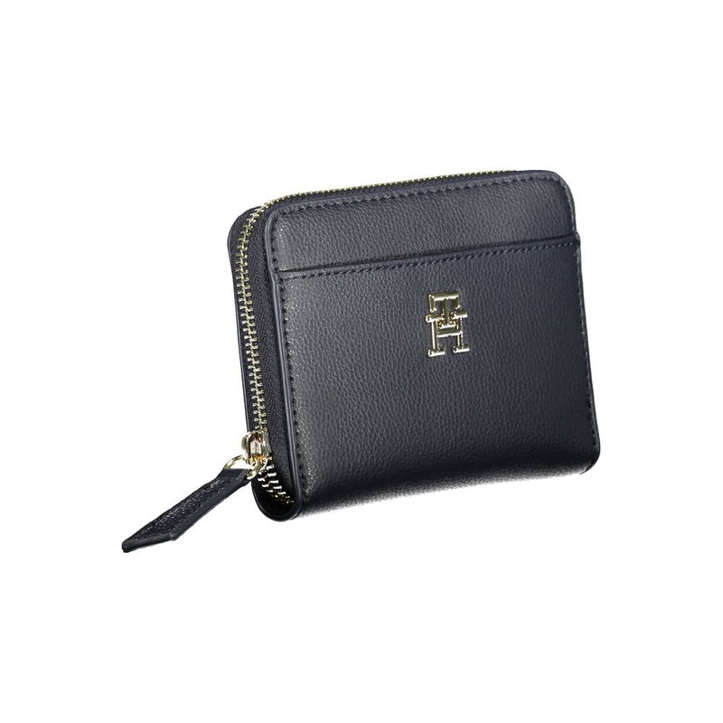 Blue Polyester Wallet Tommy Hilfiger